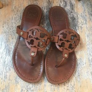 Tory Burch Miller Flip Flop Brown